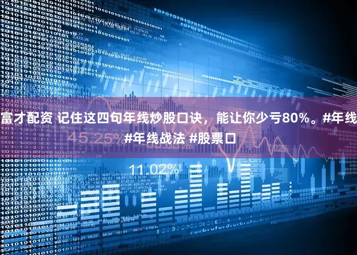 富才配资 记住这四句年线炒股口诀，能让你少亏80%。#年线 #年线战法 #股票口