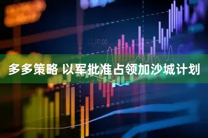 多多策略 以军批准占领加沙城计划